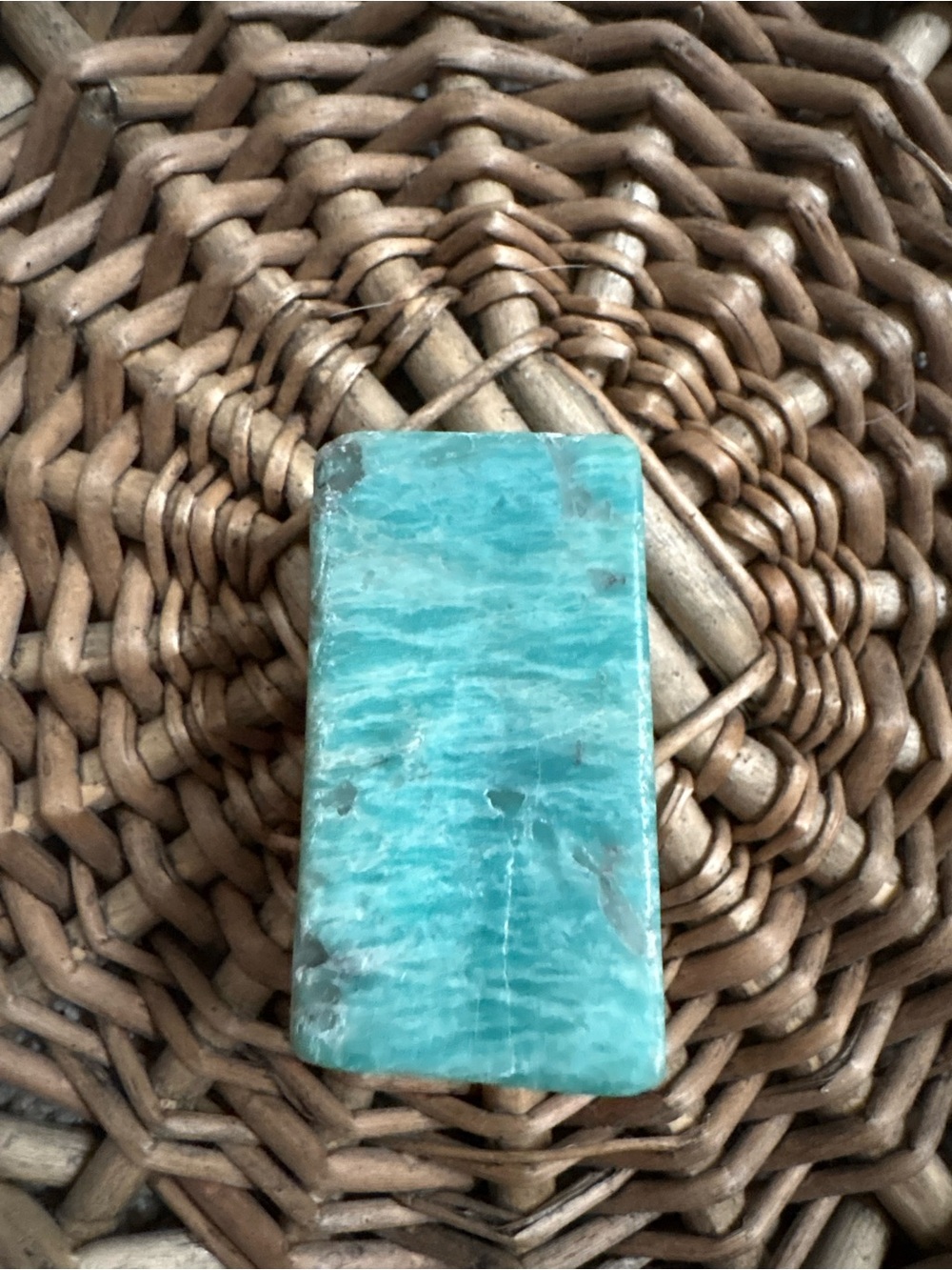 Rectangular Amazonite Stone - Picture 1 of 4